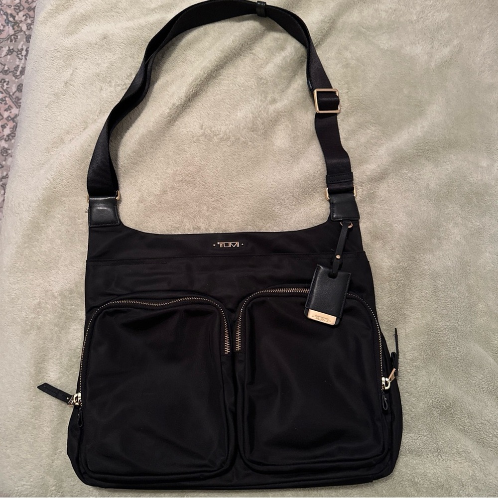 Tumi Black Crossbody Bag